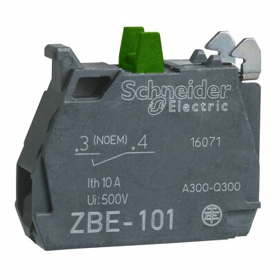ZBE101 ZBE-101  Single contact block for head Ø22 1NO SCHNEIDER ELECTRIC