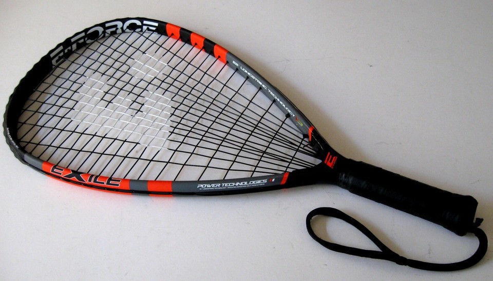 RACQUETBALL RACQUET LOT OF 4 EFORCE BALLISTIC JUDGEMENT EXILE BEDLAM W