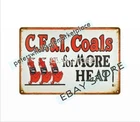 home kitchen art plaque CF&I COAL COLORADO FUEL & IRON CO metal tin sign