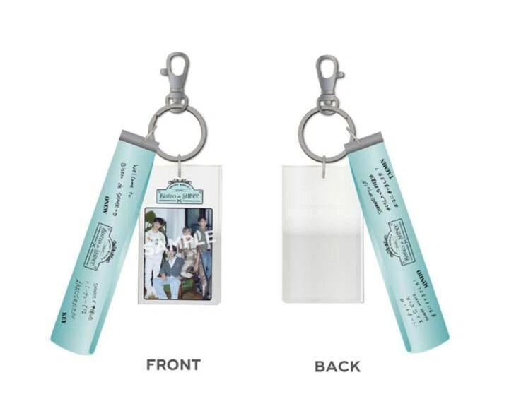 SHINee WORLD J Presents Bistro de SHINee Official Silver tape style key ring