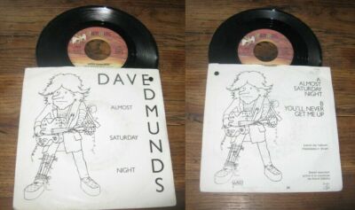 DAVE EDMUNDS - Almost Saturday Night French PS 7' Heavy Rock