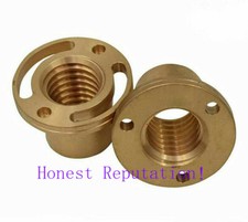 Milling Machine Tools X Axis Longitudinal Brass Feed Mill Nut Set For Bridgeport
