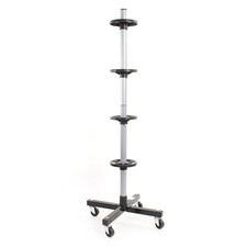 CARRELLO SUPPORTO PORTA GOMME CON CERCHI MAX100Kg 225mm SUPPORTO X 4 PNEUMATICI