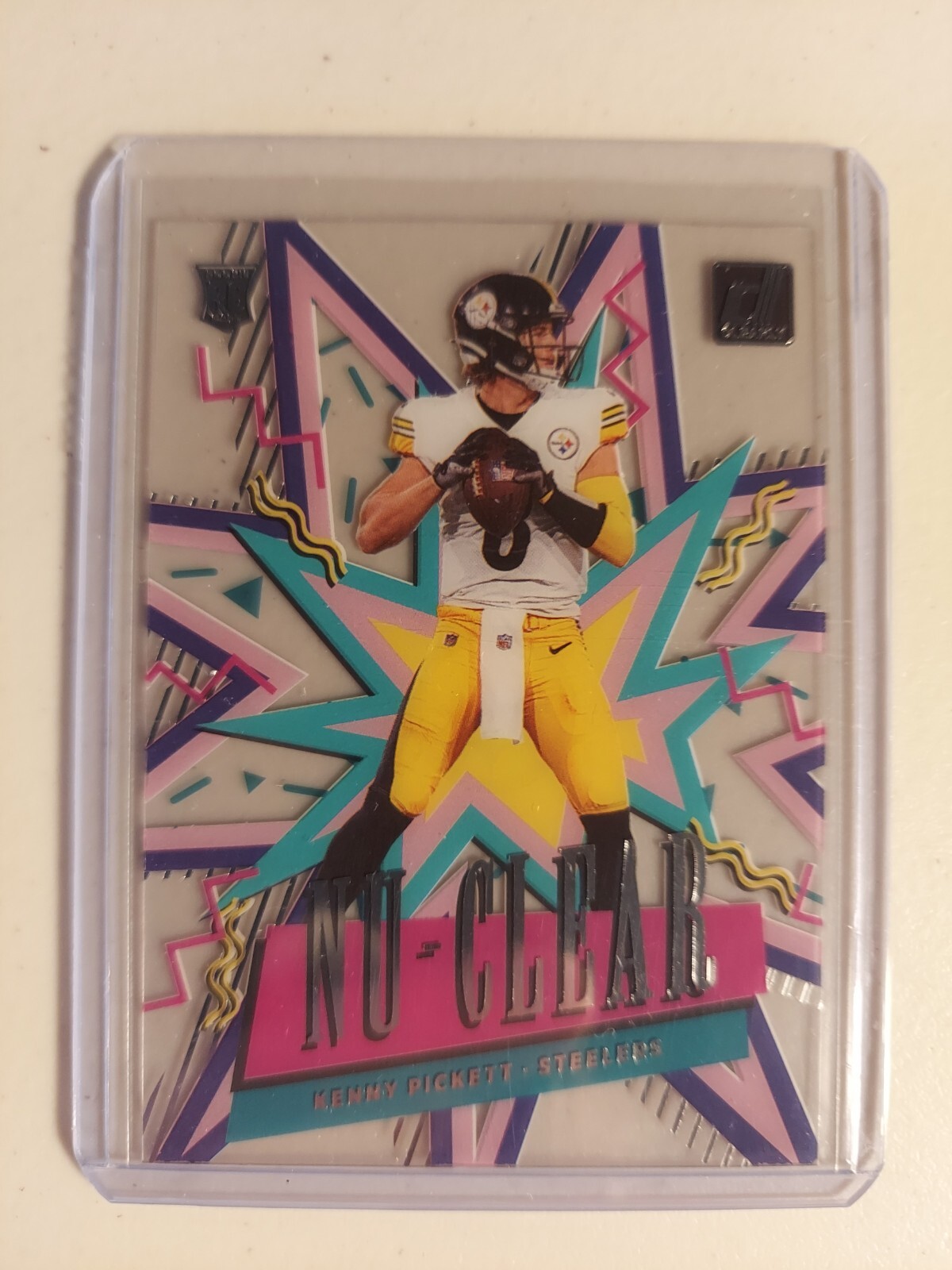 Kenny Pickett 2022 Donruss Clearly Nu-Clear #N-12 Case Hit SSP Rookie RC