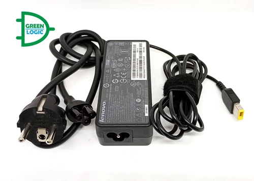 LENOVO 65W ORIGINALE Adattatore Alimentatore Power Supply Slim Tip + Cavo Schuko