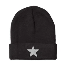 Beanies for Men Bonnie Flag Star Embroidery Winter Hats Women Acrylic Skull Cap