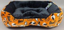 Peanuts Halloween Snoopy Small Cozy Pet Dog Cat Bed 20x16x6 NWT
