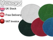 Floor machine pads Polish Scrub polishing Pads Red Green Black 17" 15"
