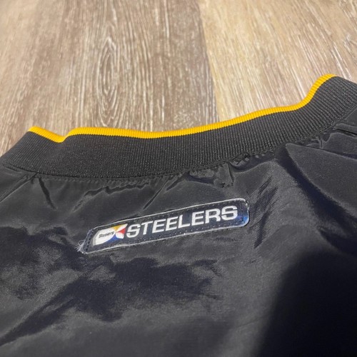 Pittsburgh Steelers NFL Reebok Pullover Windbreaker Size M Team Apparel On Field - Picture 7 of 8