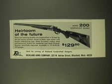 1966 Richland Arms Model 200 Lightweight Double Shotgun Advertisement