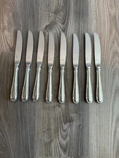 8 Dinner Knives Mikasa Wellington Stainless Korea