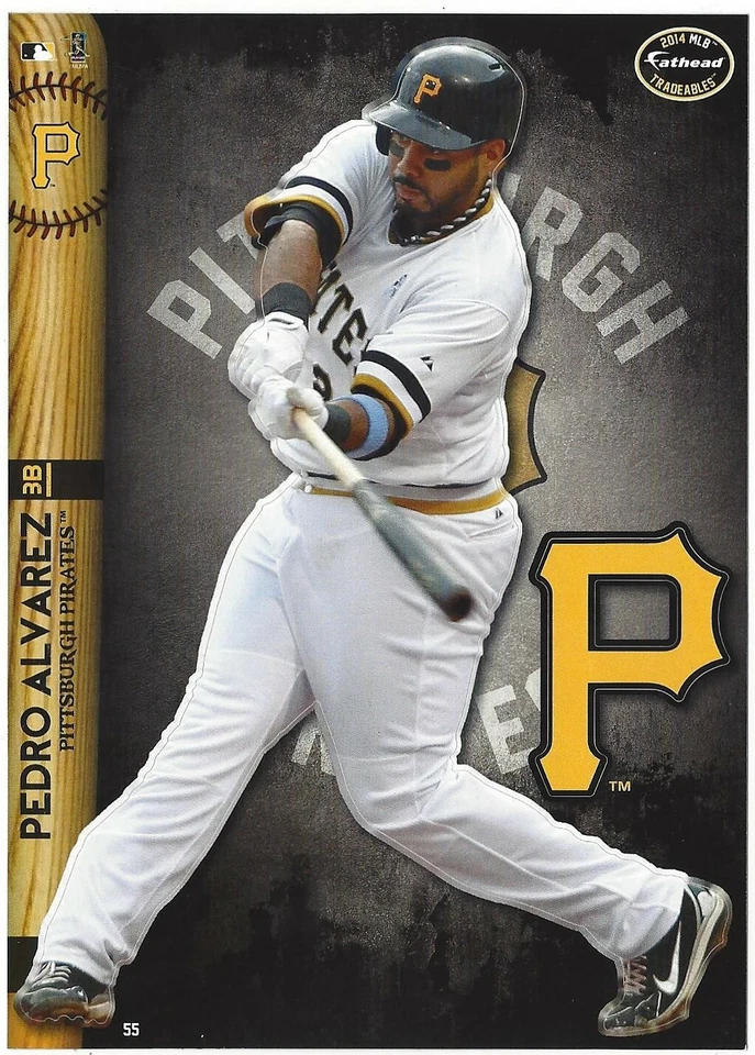 ANDREW McCUTCHEN FATHEAD TRADEABLES PITTSBURGH PIRATES LOGO MVP STICKER 2014 #2 - Image 2 of 3