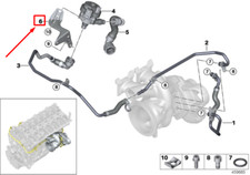 NUOVO SUPPORTO SISTEMA RAFFREDDAMENTO MOTORE BMW X4 G02 8631090 11518631090 ORIGINALE