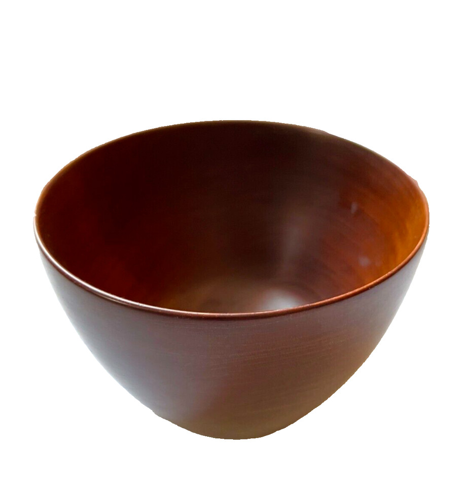 Hand-turned by named Danish craftsman Frantz V. Lyngby — a signed, traceable piece of mid-century Scandinavian woodcraft.