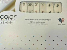 COLOR STREET HOCKEY NAIL POLISH STRIPS STICK IT TO 'EM RETIRED NEW! 