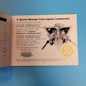 mickey mousecapade nes Manual