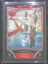 2008-09 Bowman Chrome Basketball X-Fractor #23 Chris Paul No 135 of 299