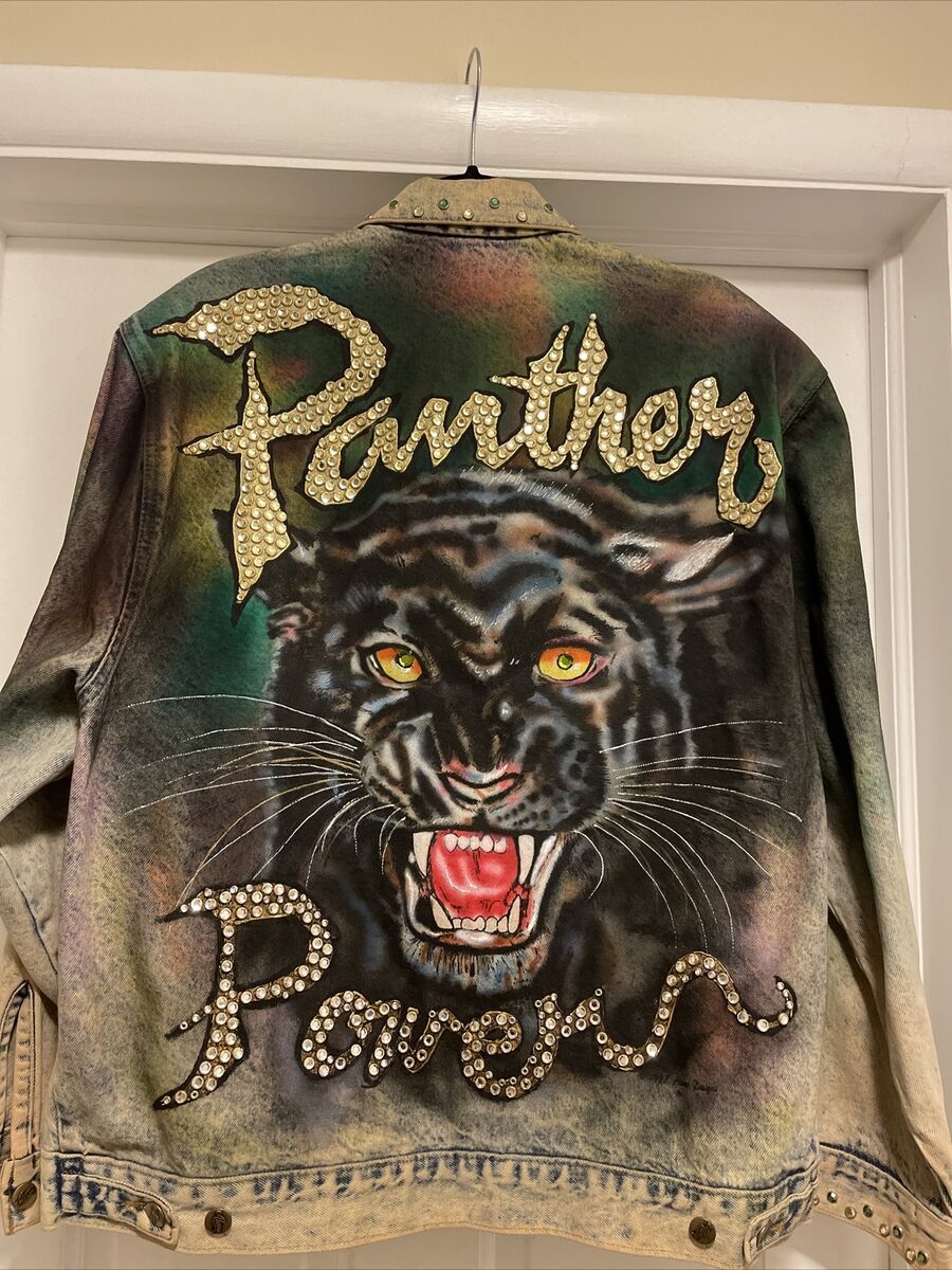 Very Rare Vintage 1987 Tony Alamo Black Panther Power Denim Very Rare Vintage 1987 Tony Alamo Black Panther Power Denim
