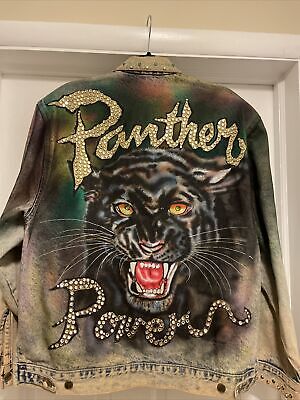 Very Rare Vintage 1987 Tony Alamo Black Panther Power Denim Very Rare Vintage 1987 Tony Alamo Black Panther Power Denim