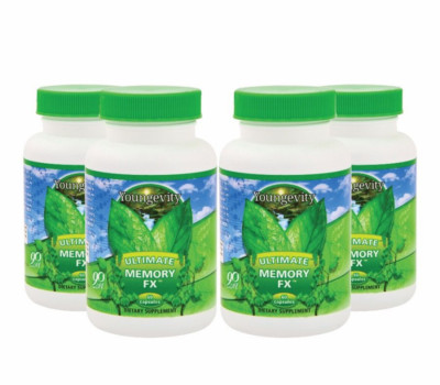 Youngevity Plan-1x Ultimate Memory Fx 60 caps 4 Pack Dr Wallach Free Shipping