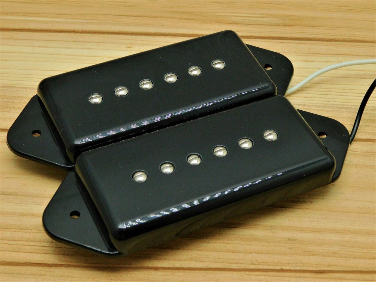 G.M. Dogear P-90 Pickup Set Black Alnico 2 | eBay