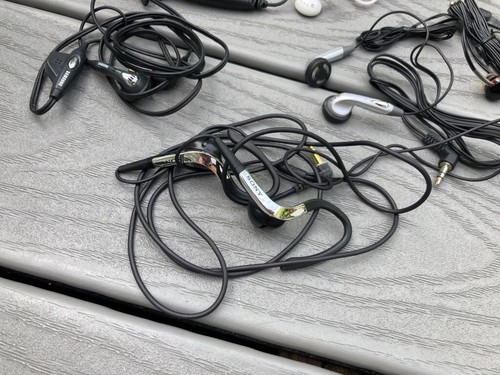 12 CUFFIE VINTAGE SONY JABRA RECORTON SAMSUNG AURICOLARI CUSCINO ALTOPARLANTE TELEFONO PICKUP - Foto 8 di 19