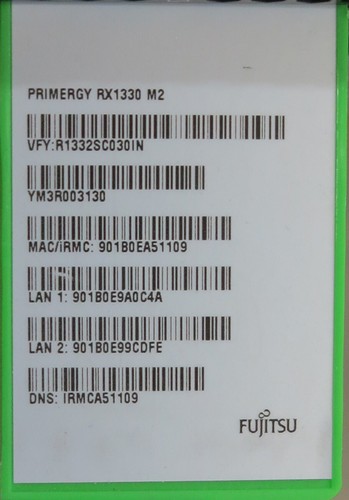 Fujitsu Primergy RX1330 M2 4C E3-1220v5 3GHz 64GB Ram EP420i 4x 3.5" Bays Server - Picture 6 of 6