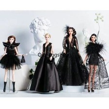 Noble 1/6 Doll Clothes Princess Evening Dress Wedding Bride Gown Toy 11.5" lot