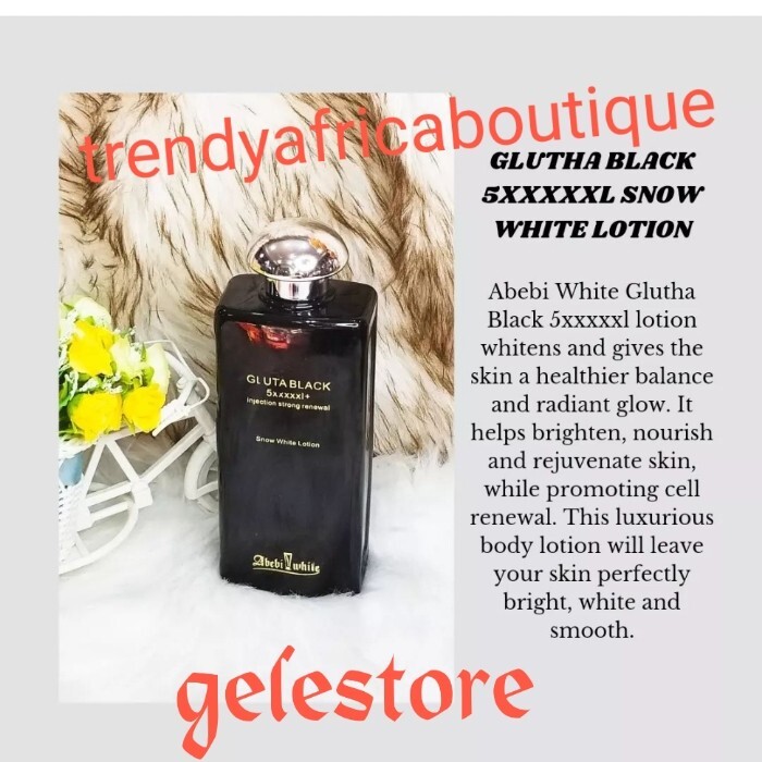 Abebi white Gluta Black Snow White Body Lotion effective