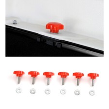 Hardtop Removal Bolts Nuts Roof Thumb Screws For Jeep Wrangler Tj Jk Jl Red 6pcs