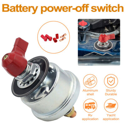 300A 12V High Current Master Battery Disconnect Switch Heavy Duty Power Cut Off