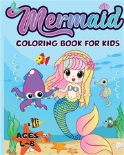 Mermaid Coloring Book for Kids Ages 4-8: 40 Unique and Beautiful Mermaid Colorin