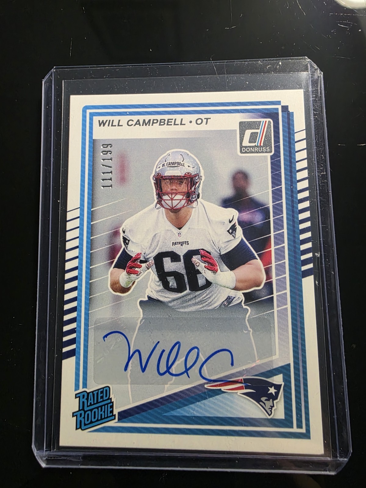 2025 Panini Donruss - Rated Rookie Will Campbell #345 Autographs /199 (AU, RC)