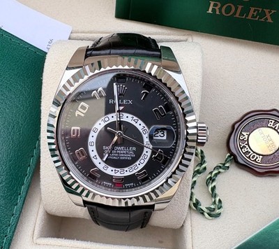 Rolex Sky Dweller 326139 Weissgold 189Gr. Full Set 2016 LC 100 Erstkaufrechnung