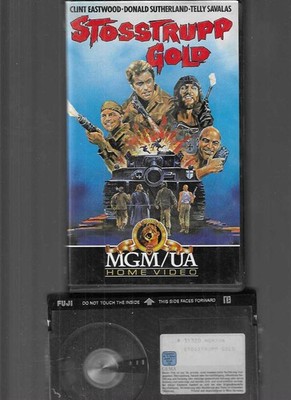 Clint Eastwood  Donald Sutherland   STOSSTRUPP GOLD   Betamax Rarität  NEU  OVP