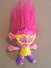 McDonald's DreamWorks Trolls World Tour Poppy Figure Pink Hair 2020