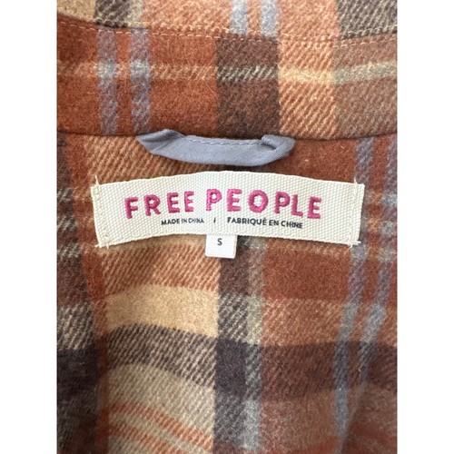 Cappotto blazer FREE PEOPLE Mari a quadri taglia S - Foto 4 di 11