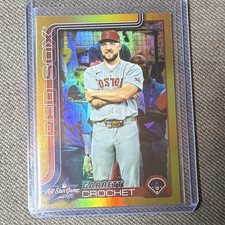Topps 2025 Series 2 Garrett Crochet #419 Boston Red Sox Gold 14/50