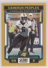 2023 Score Rookies Gold Camerun Peoples (Should Be Card #331) #301 Rookie RC 2xd. rookie card picture