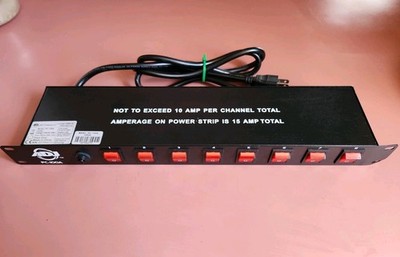 ADJ PC-100A 8-switch Rackmount Power Center American DJ