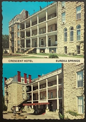 Eureka Springs Arkansas Crescent Hotel Vintage Postcard Unposted