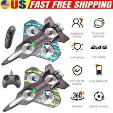 Kid Airplane Remote Control 4DRC L26 2.4Ghz Foam RC Helicopter Spinning Drone TL