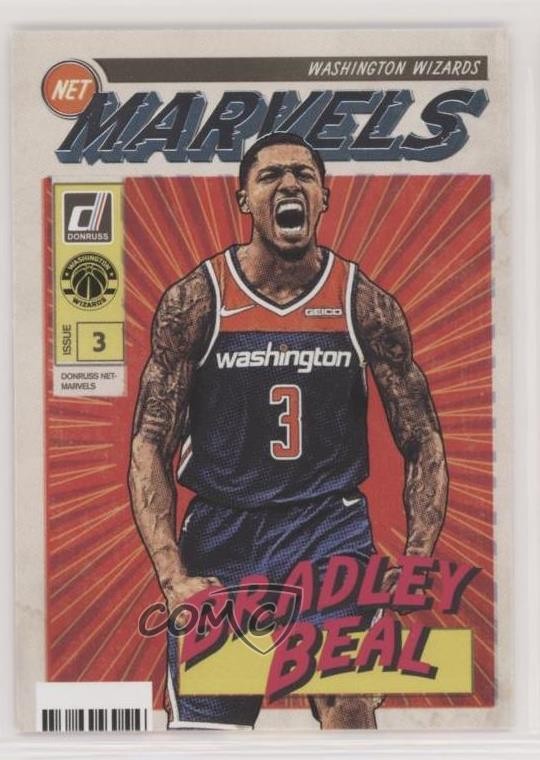 2019-20 Panini Donruss Net Marvels Bradley Beal #7 03kc