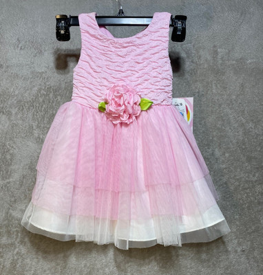 Tutu Party Dress  Girls 4t  Lace Layer PinkToddler Dress Up Dancer