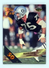 1993 Wild Card #152 Howie Long 50 Stripe Los Angeles Raiders