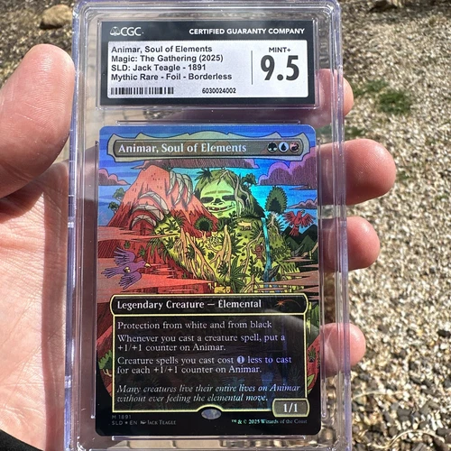 Animar, Soul of Elements *Rainbow Foil* Secret Lair 1891 SLD MTG CGC 9.5
