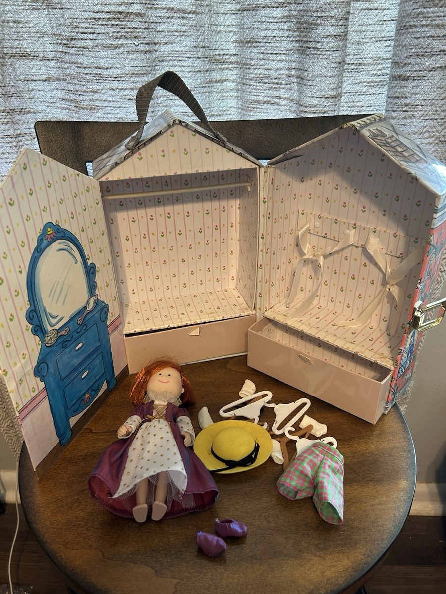 Vintage 1999 Eden Toys Madeline Doll House in Paris Carry Case