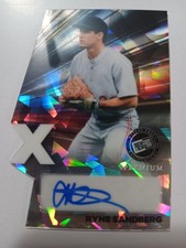 2024 Press Pass Premium Ryne Sandberg Triple Threat Auto #ed 1/10 Cubs