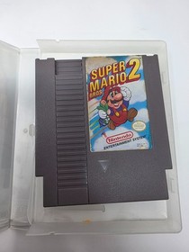 Vintage Nintendo NES Super Mario Bros 2 Game Cartridge Box Untested 1980&rsquo;s