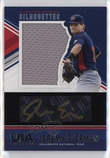 2018 Panini USA Baseball Stars & Stripes 58/87 Jeremy Eierman #10 Auto 0w8